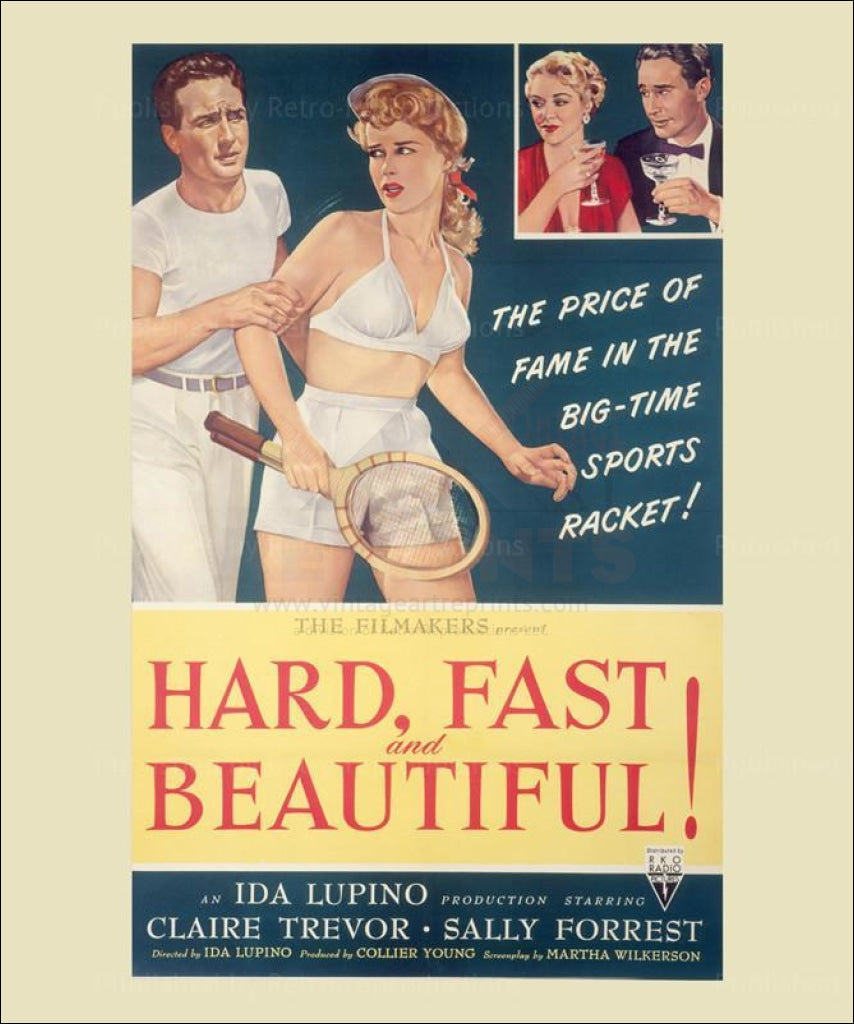 Hard, Fast and Beautiful! - Vintage Art, canvas prints