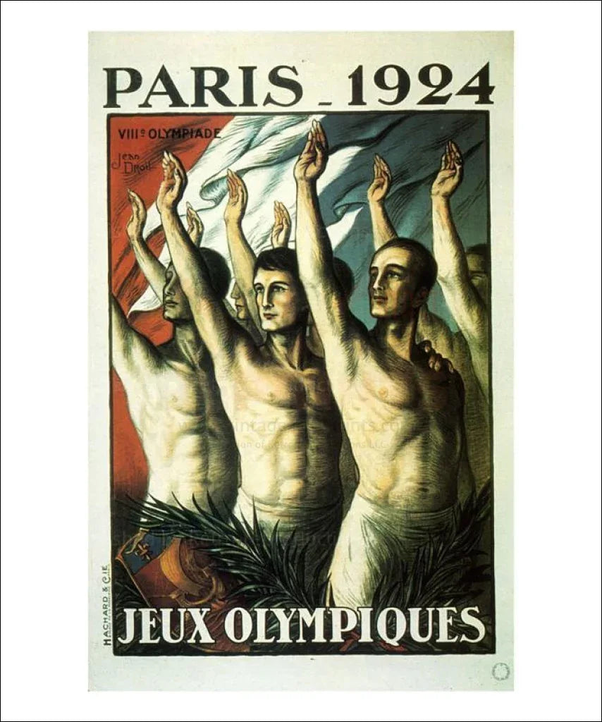 Jeux Olympiques Paris 1924 - VINTAGEARTREPRINTS.COM