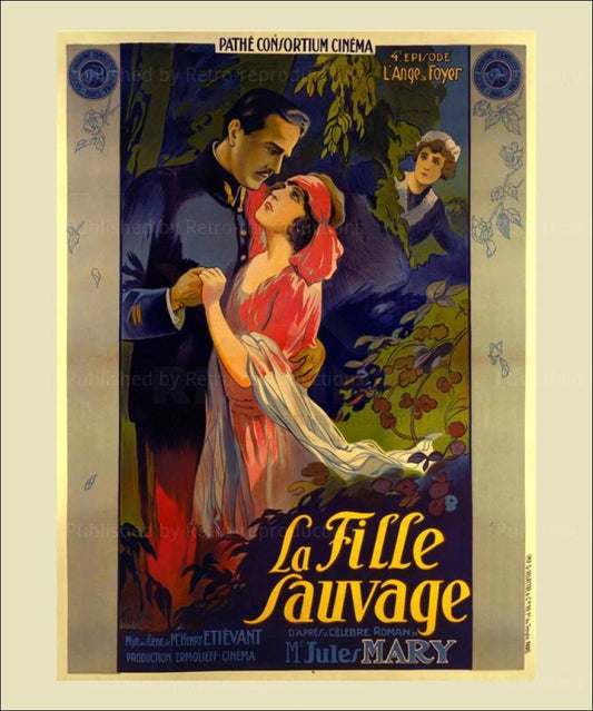 La Fille Sauvage - Vintage Art, canvas prints