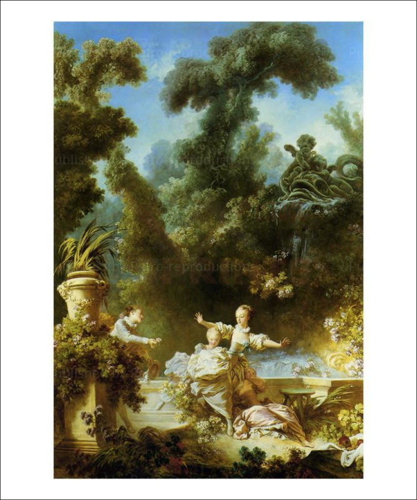 La poursuite - Vintage Art, canvas prints