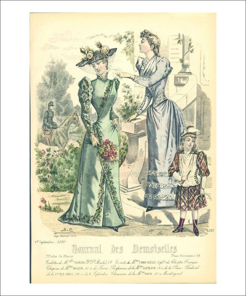 Le Journal des Demoiselles # 4797 - Vintage Art, canvas prints