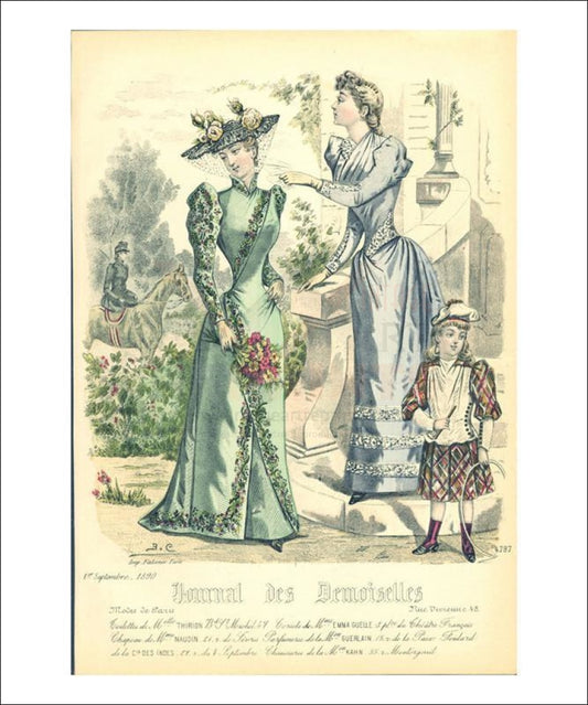 Le Journal des Demoiselles # 4797 - Vintage Art, canvas prints