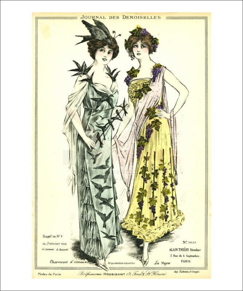 Le Journal des Demoiselles # 5057 - Vintage Art, canvas prints