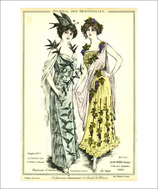 Le Journal des Demoiselles # 5057 - Vintage Art, canvas prints