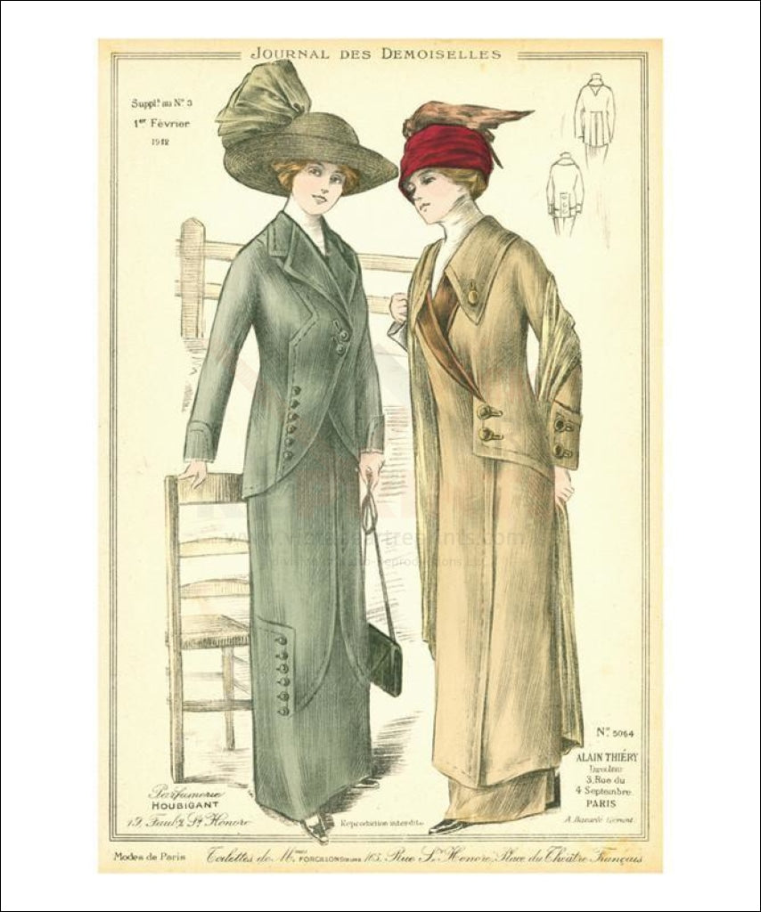 Le Journal des Demoiselles # 5064 - Vintage Art, canvas prints