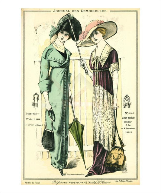 Le Journal des Demoiselles # 5080 - Vintage Art, canvas prints