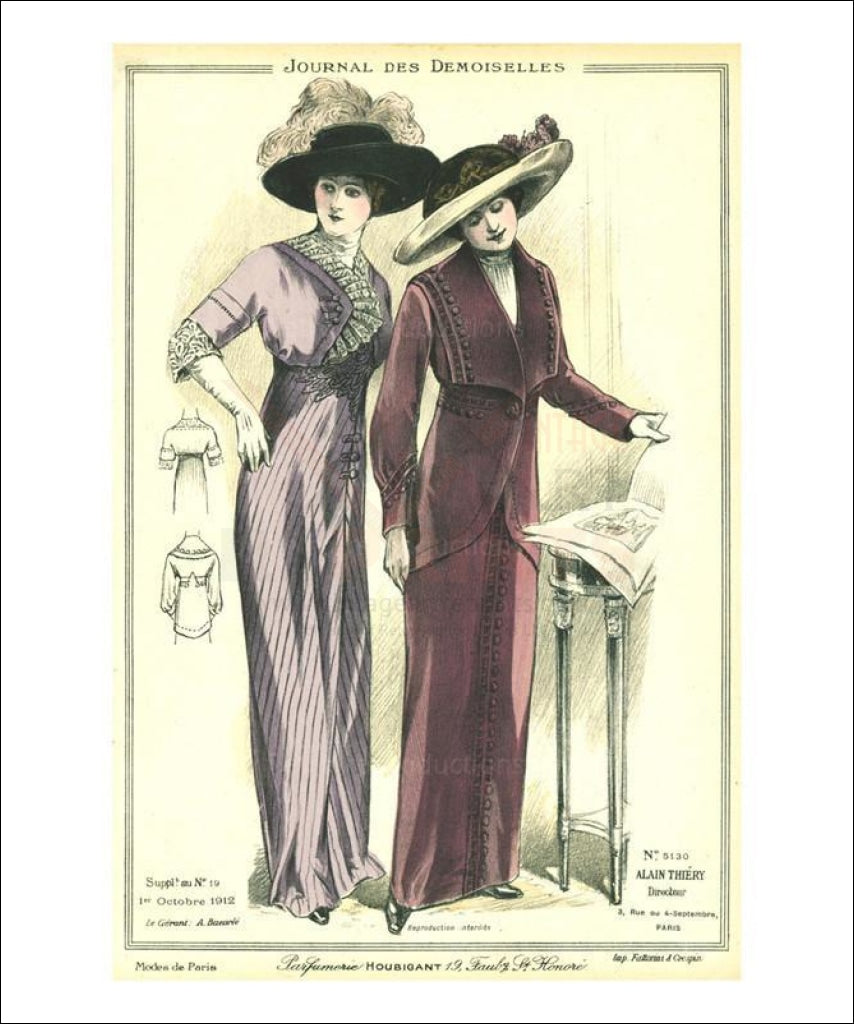 Le Journal des Demoiselles # 5130 - Vintage Art, canvas prints