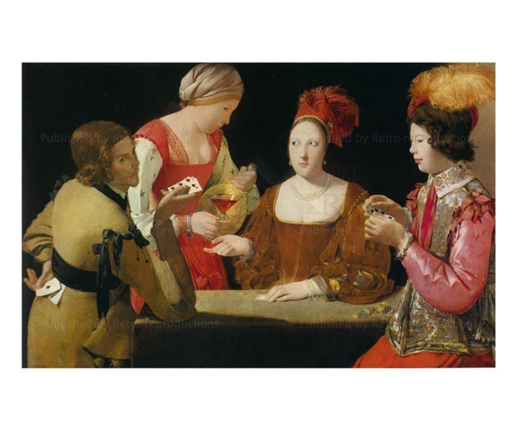 Le Tricheur de l'As de Trefle - Vintage Art, canvas prints