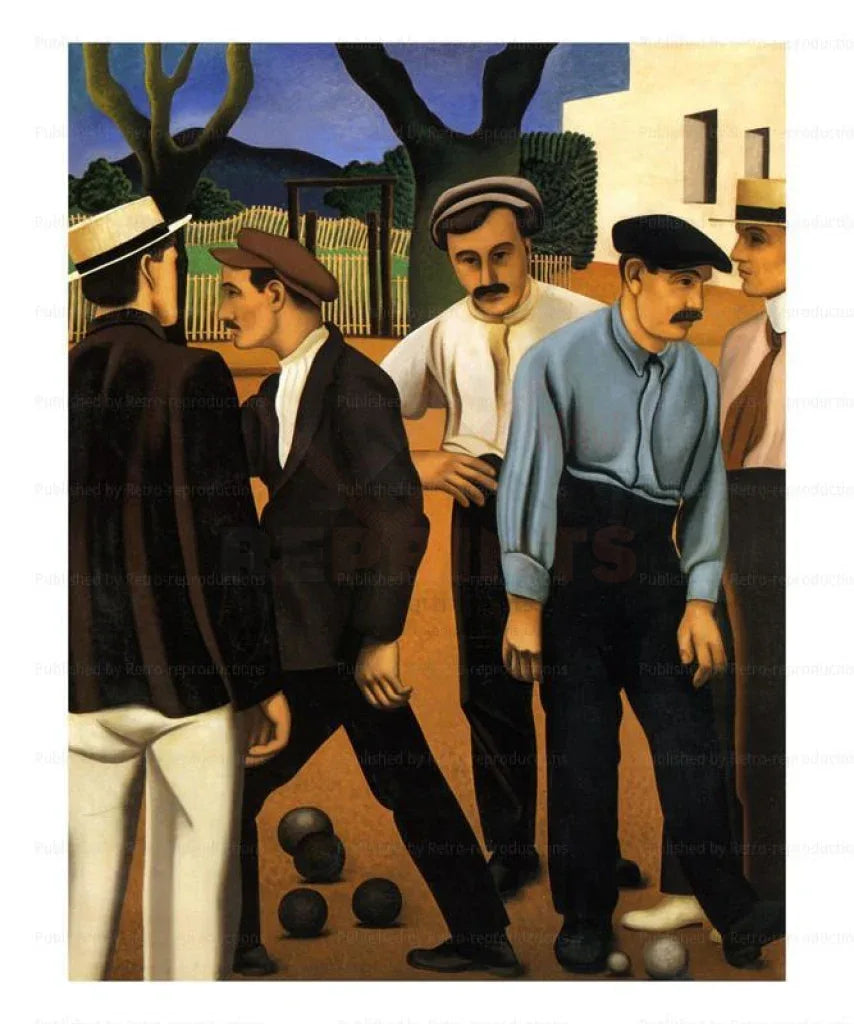 Les Joueurs de Boules 1923, Henri Matisse - VINTAGEARTREPRINTS.COM