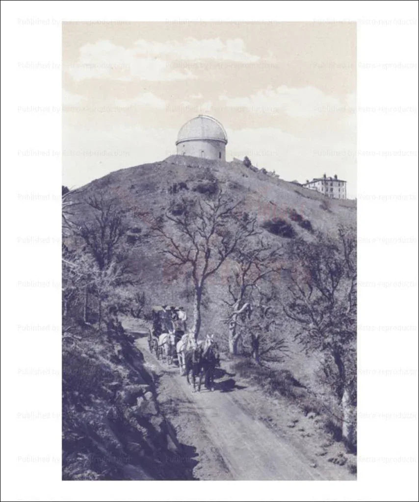 Lick Observatory, San Jose - VINTAGEARTREPRINTS.COM