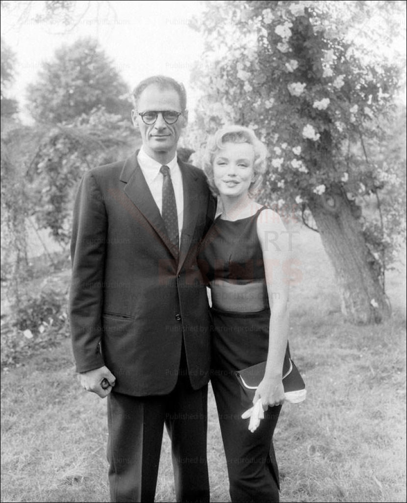 Marilyn Monroe - Arthur Miller - Vintage Art, canvas prints