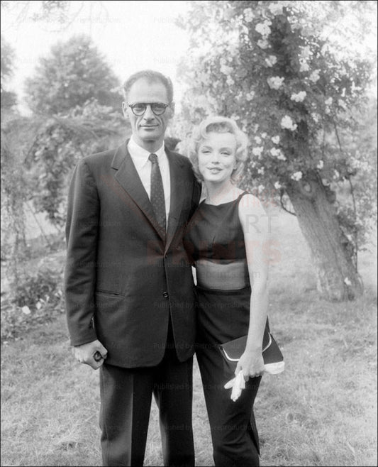 Marilyn Monroe - Arthur Miller - Vintage Art, canvas prints
