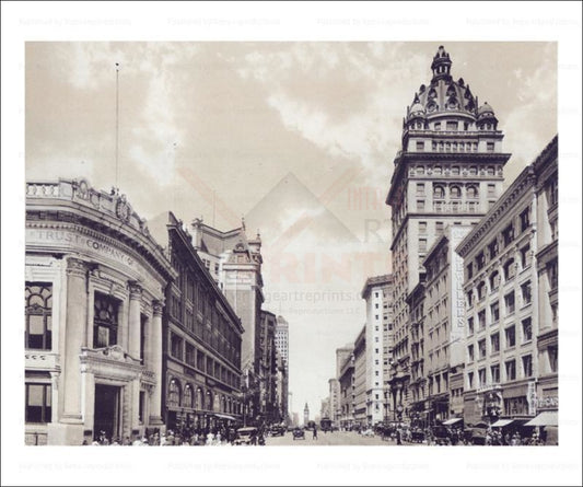 Market Street, California, Photographic Print - Vintage Art, canvas prints
