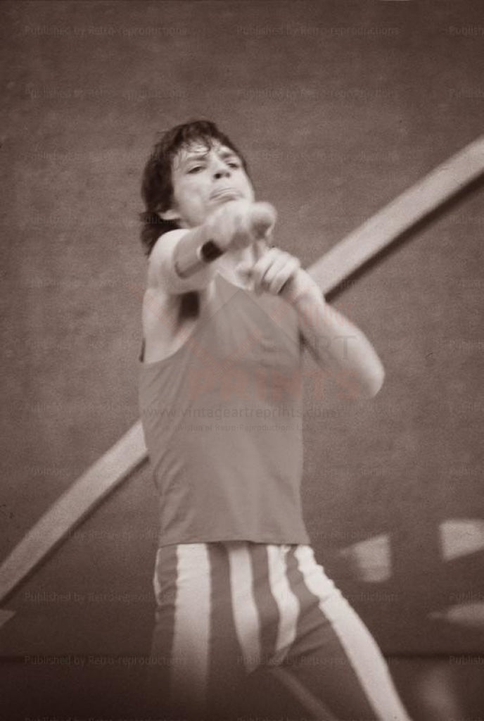 Mick Jagger Paris Concert 1991, photographic print - Vintage Art, canvas prints