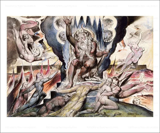 Minos, William Blake - VINTAGEARTREPRINTS.COM
