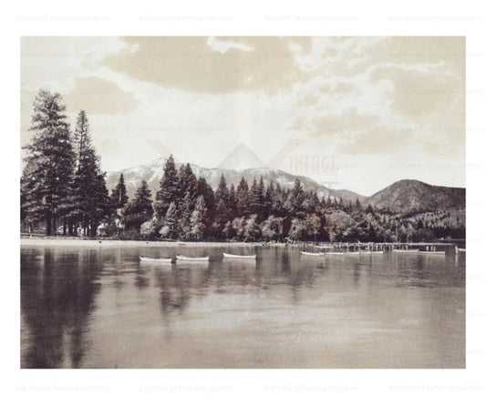 Mount Tallac - VINTAGEARTREPRINTS.COM
