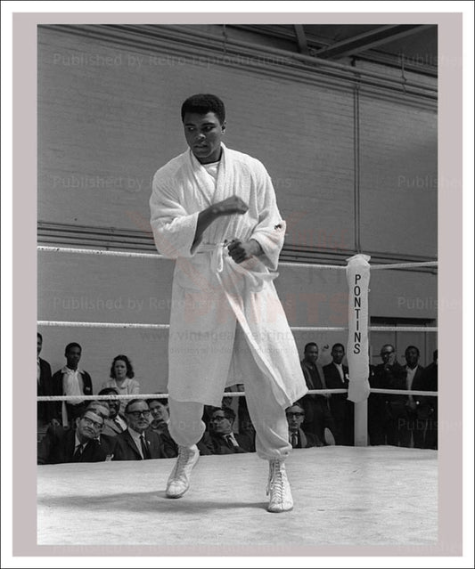 Muhammad Ali - Vintage Art, canvas prints