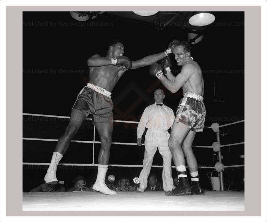 Muhammad Ali - Vintage Art, canvas prints