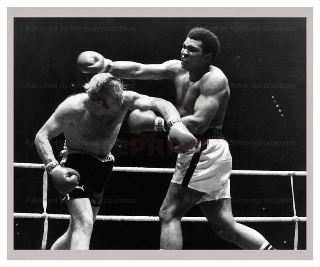 Muhammad Ali - Vintage Art, canvas prints