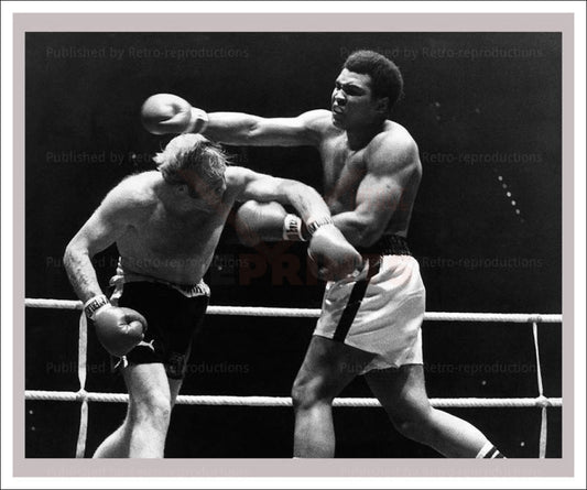 Muhammad Ali - Vintage Art, canvas prints