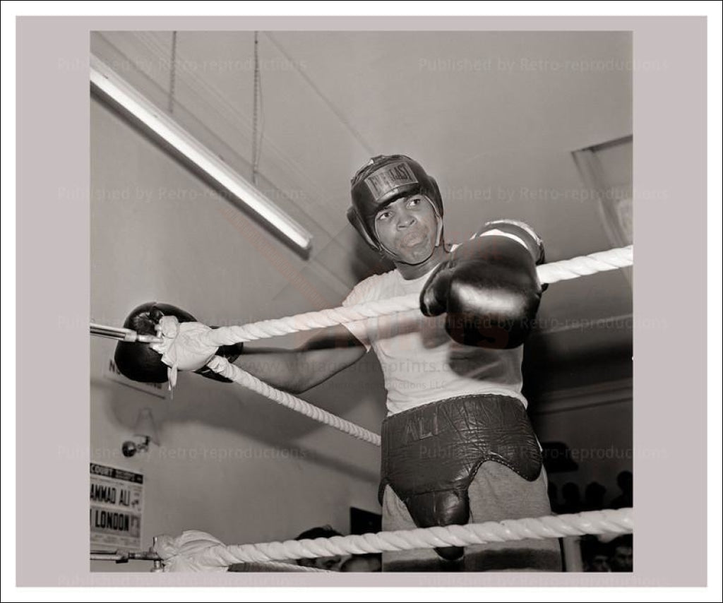 Muhammad Ali - Vintage Art, canvas prints