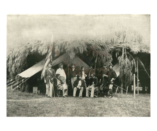 Officers of the 4th New York Volunteers - Vintage Art, canvas prints