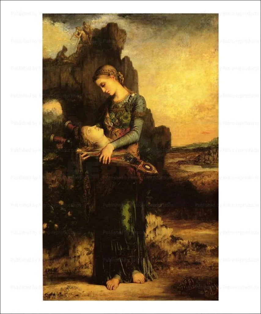 Emile Levy Death of Orpheus 1866 - VINTAGEARTREPRINTS.COM