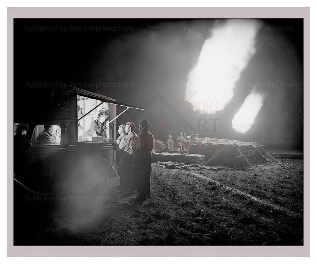 Women at War - Forces Services 7, vintage art photo print reproduction, WWII - Vintage Art, canvas prints