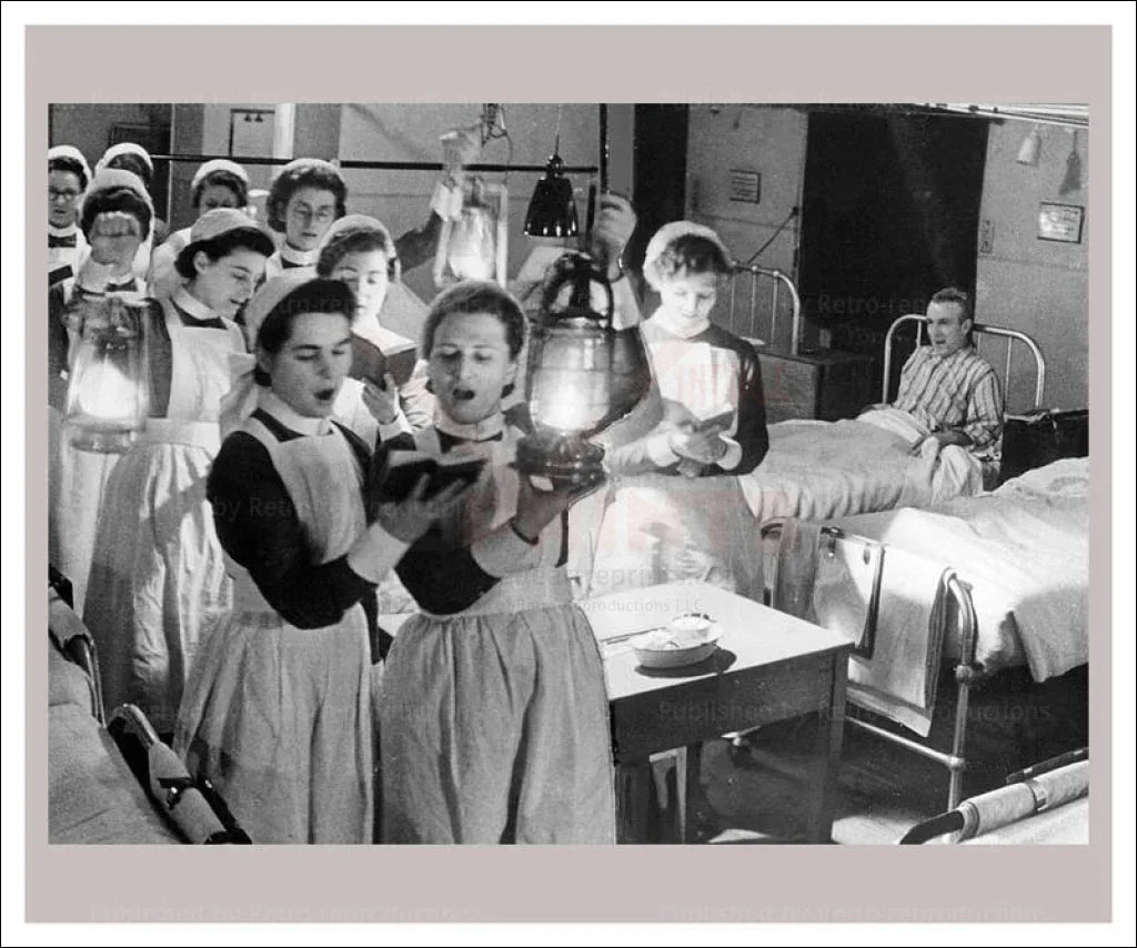 Nurses 4 - Singing - VINTAGEARTREPRINTS.COM