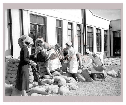 Women at War - Nurses 6, vintage art photo print reproduction, WWII - Vintage Art, canvas prints