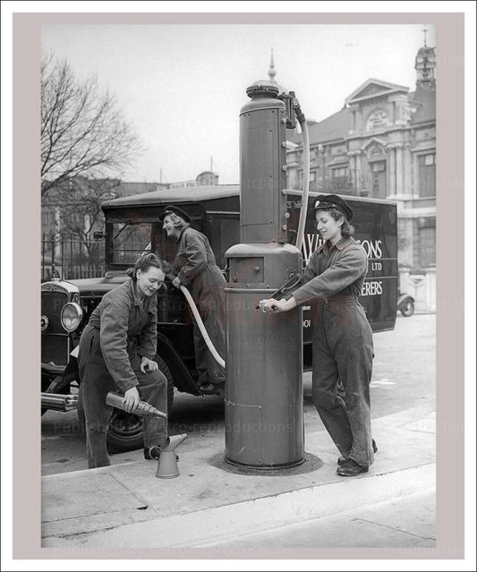 Women at War - Transport 1, vintage art photo print reproduction, WWII - Vintage Art, canvas prints