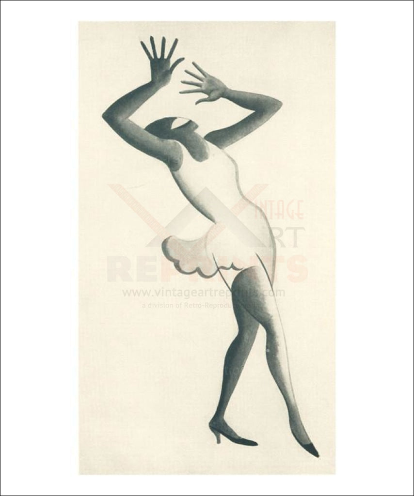 Pulling them Down No. 35 - Vintage Art, canvas prints