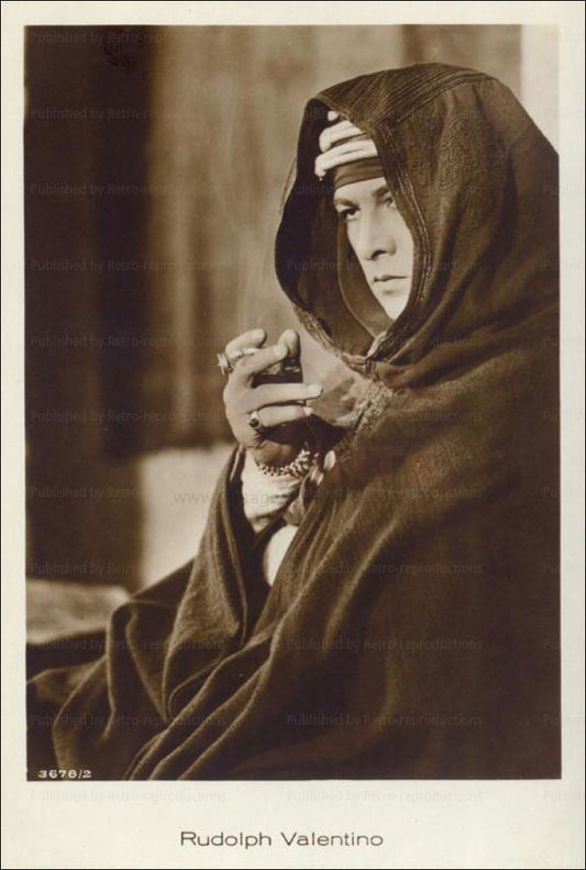 Rudolph Valentino, vintage photo, digital giclee print reproduction - Vintage Art, canvas prints