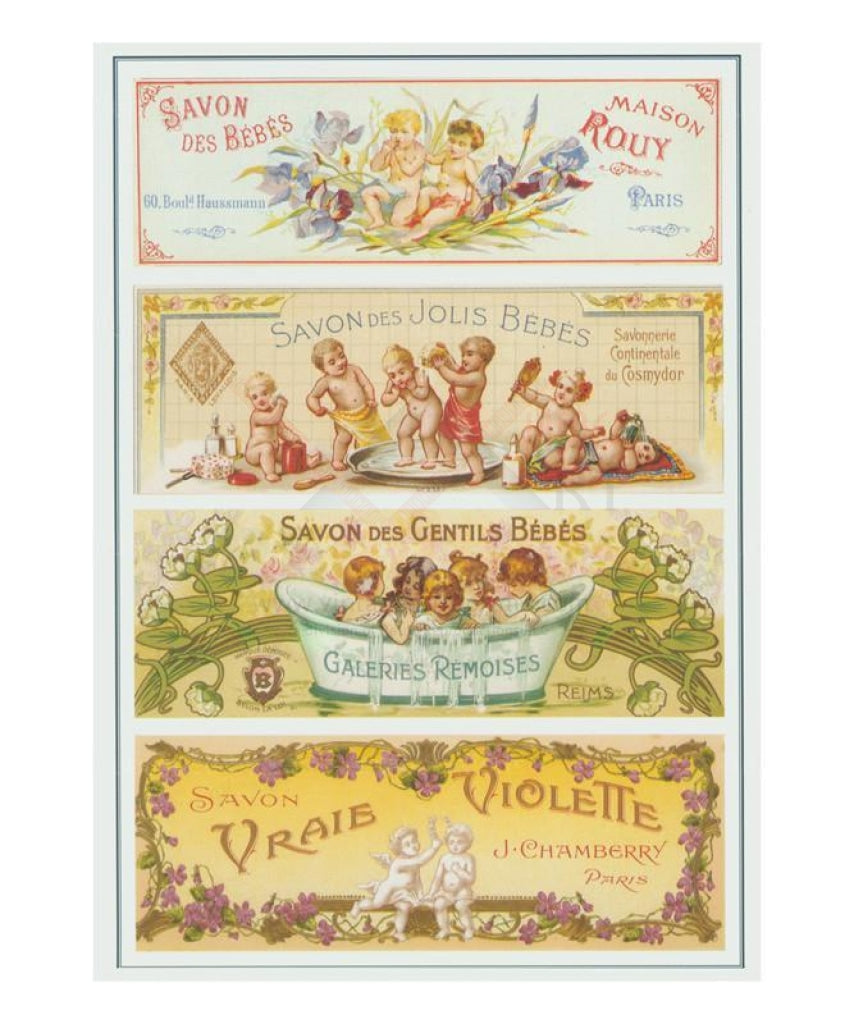 Soaps for Babies - Vintage Art, canvas prints