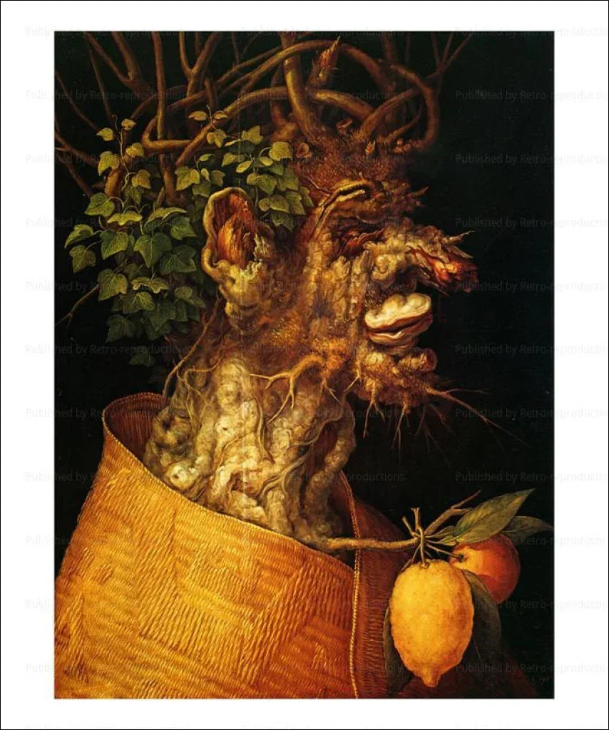 Summer, Giuseppe Arcimboldo, 1935 - VINTAGEARTREPRINTS.COM