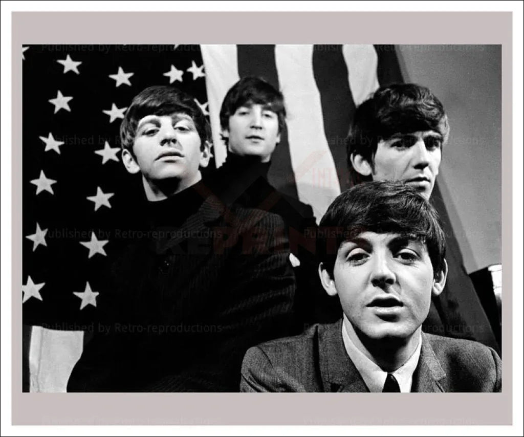 The Beatles in America, 1964 - VINTAGEARTREPRINTS.COM