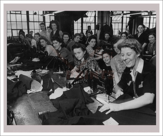 Vintage art print, Vintage art print, photography, Women at War Industry Trades 8,  WWII - Vintage Art, canvas prints