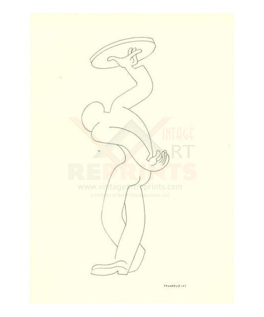 Waiter No. 50 - Vintage Art, canvas prints