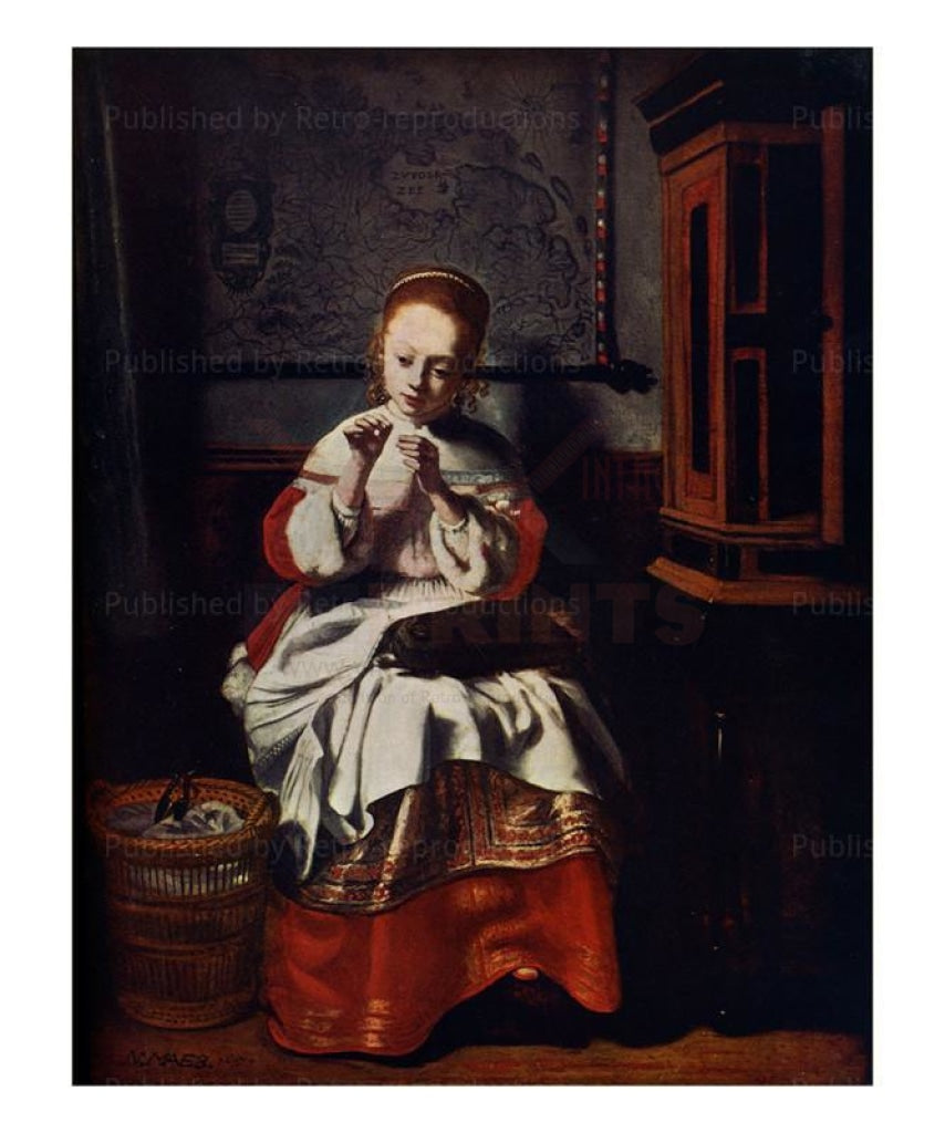 Woman in Red, Artist Kitagawa Utamaro, vintage art print reproduction - Vintage Art, canvas prints